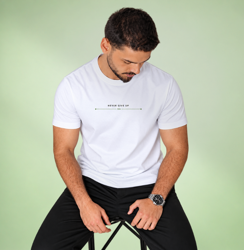 Camiseta TEON Atemporal - Never Give Up - Imagem 3