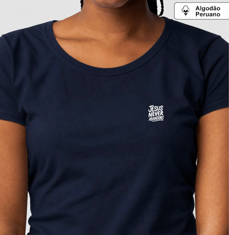 Camiseta Peruano Jesus Never Abandons - Imagem 3