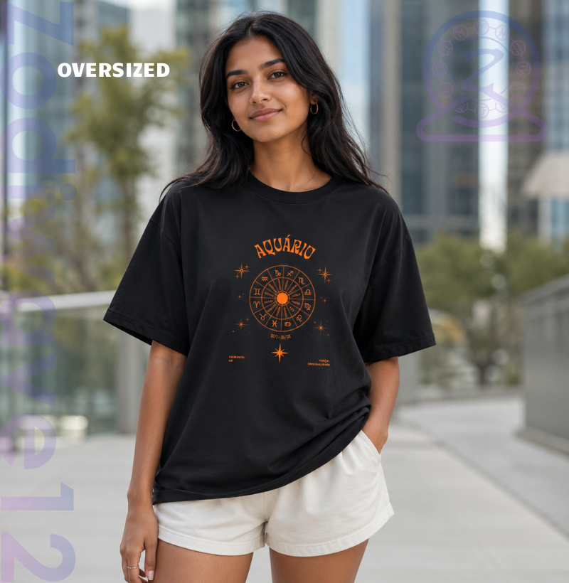 Camiseta Aquário — Originalidade no Ar - Imagem 2