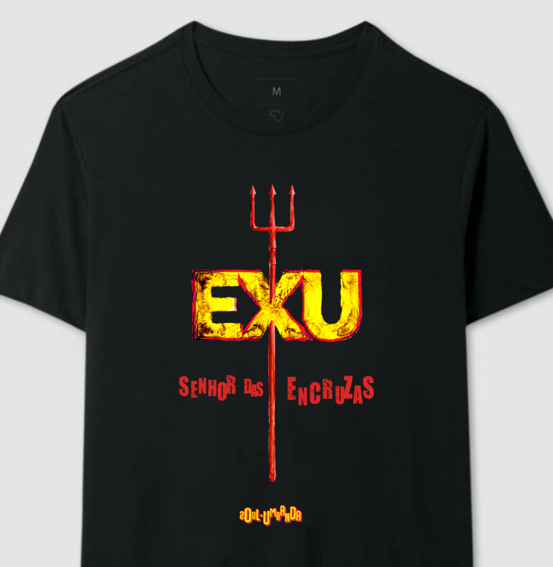 camiseta EXU senhor das encruzas masculina - Imagem 4