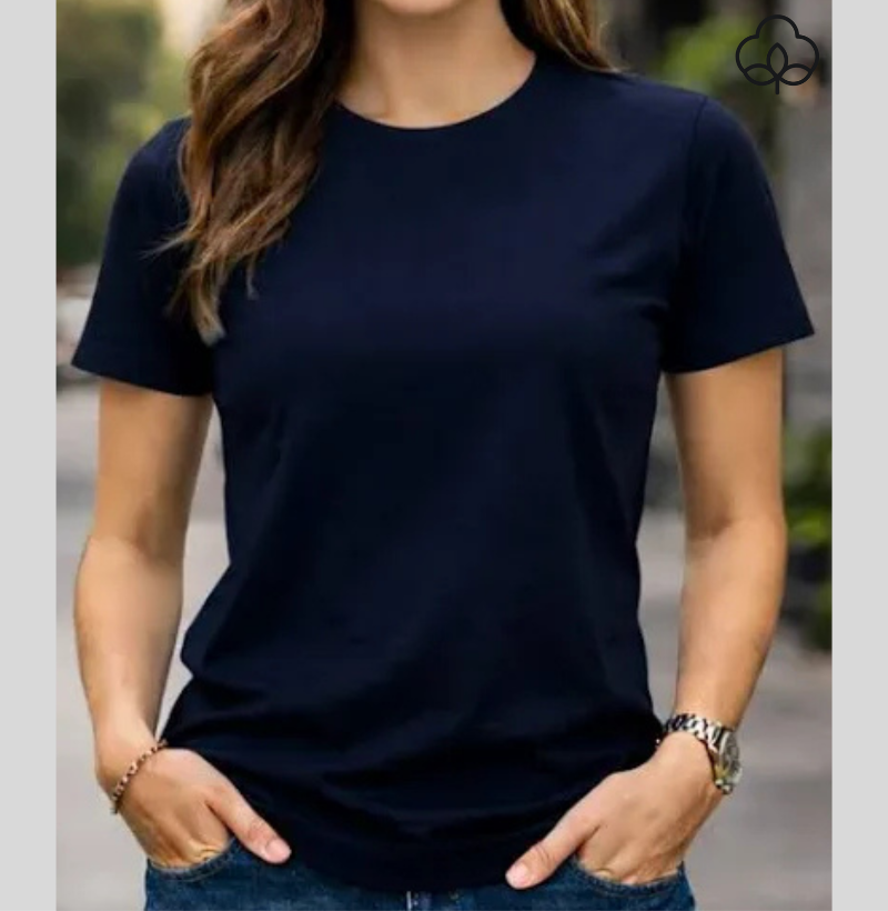 Camiseta Algodão peruano lisa unissex  - Imagem 3