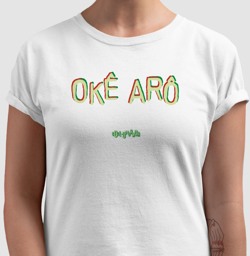 camiseta OXÓSSI saudação masculina - Imagem 4