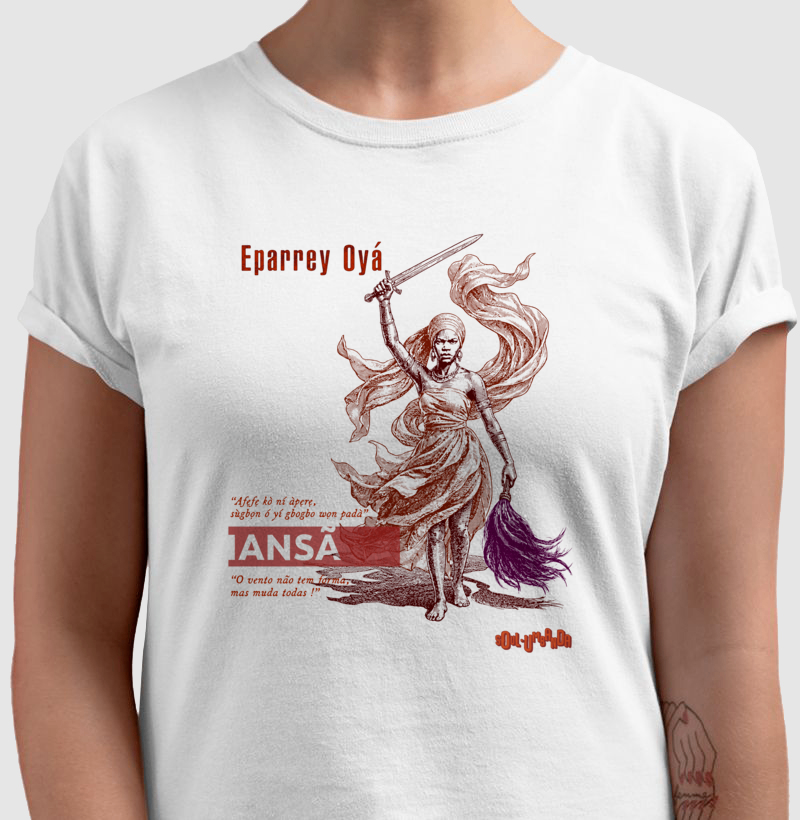 camiseta IANSÃ iorubá masculina - Imagem 4