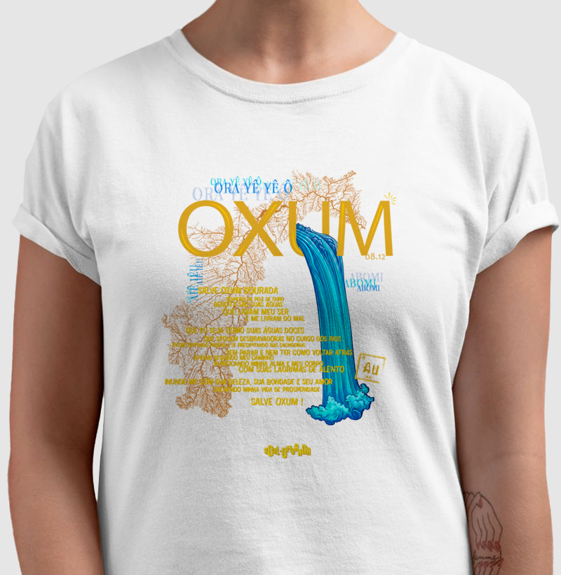 camiseta OXUM oração masculina - Imagem 3