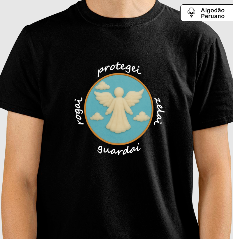 Anjo da Guarda • Proteção (algodão peruano) - Imagem 2
