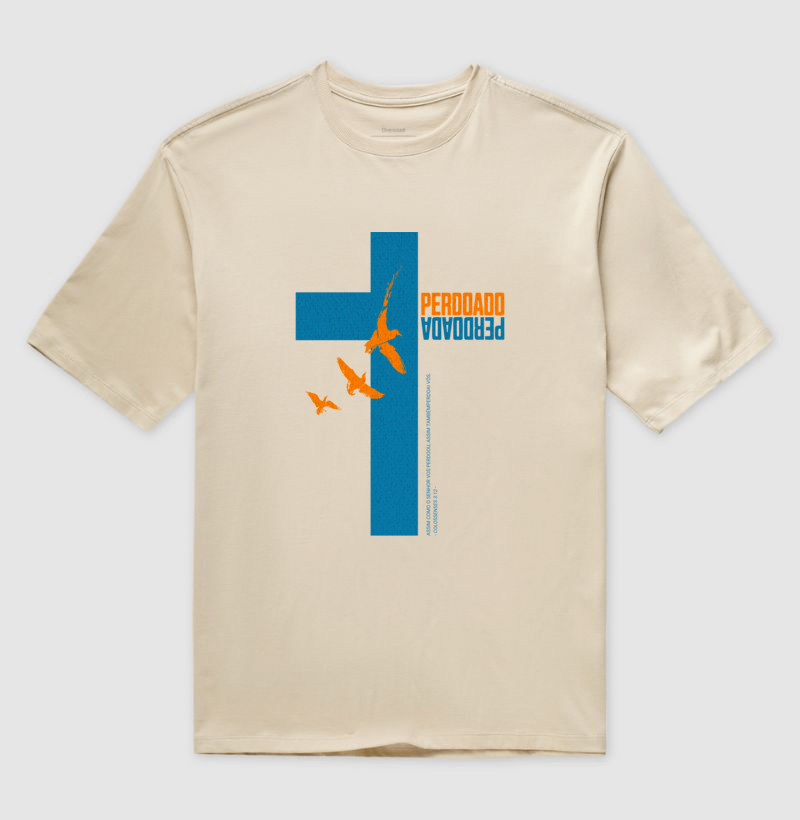 Perdoado — Camiseta Oversized - Imagem 3