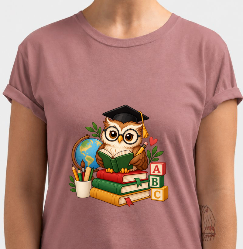 Camiseta Coruja do Conhecimento - Imagem 3