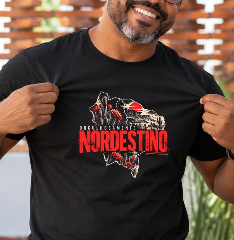 Camiseta Orgulhosamente Nordestino (premium) | OxenteWear - Imagem 2
