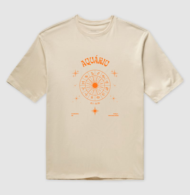 Camiseta Aquário — Originalidade no Ar - Imagem 3