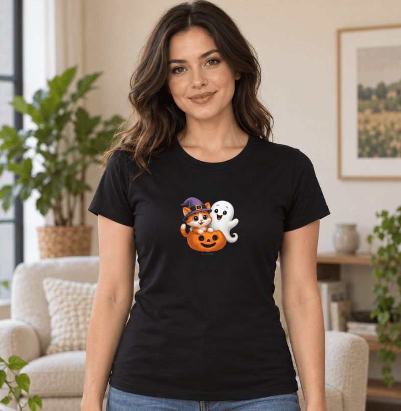 Gatinho Laranja com Fantasma - Imagem 2