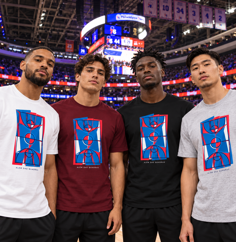 Camiseta de Basquete Piso — Philadelphia - Imagem 3
