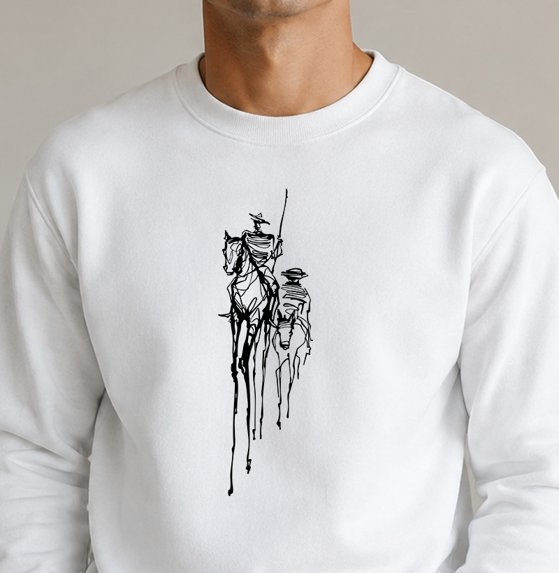 Dom Quixote e Sancho - Arte - Imagem 3