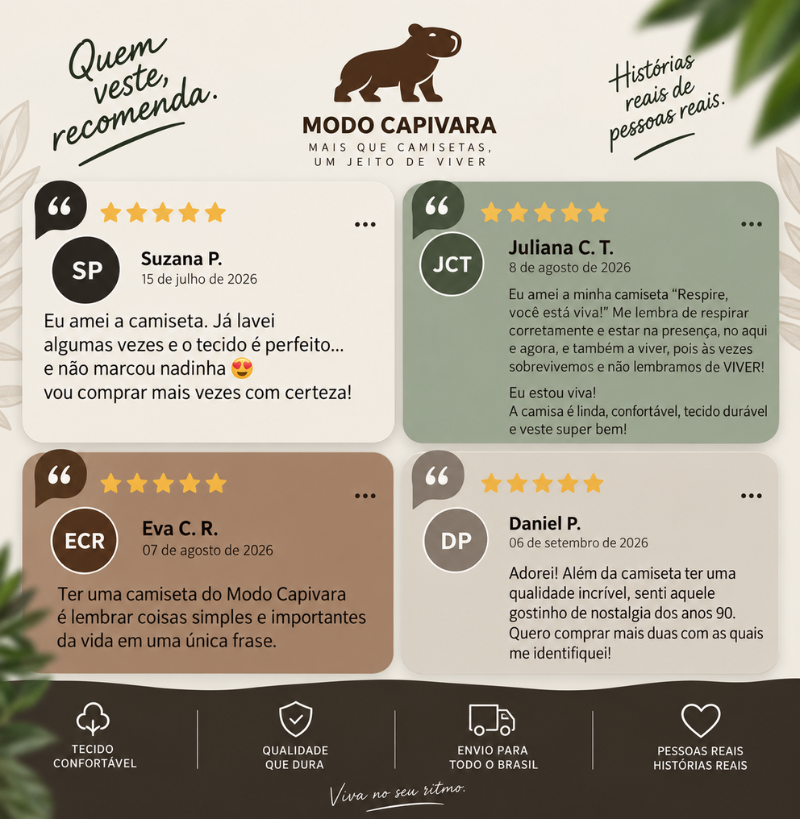 MODO CAPIVARA  - Clássica 3 - Camiseta  - Imagem 2