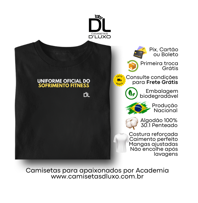 Uniforme Oficial do Sofrimento Fitness - Imagem 4