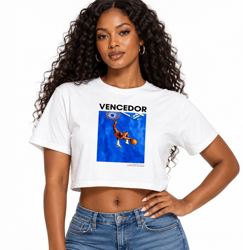 Cropped Feminino de Basquete Vencedor - Imagem 2