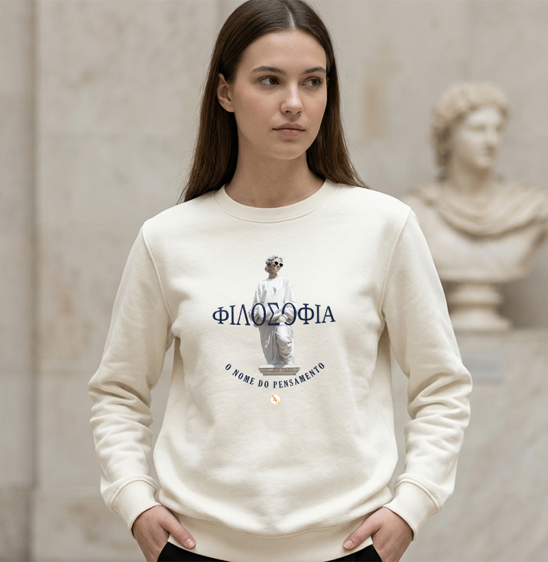 "O Nome do Pensamento" — Estampa Filosofia Grega & Streetwear - Imagem 2
