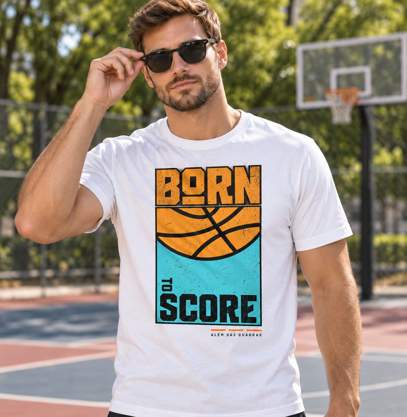 Camiseta Masculina de Basquete Born to Score - Imagem 2