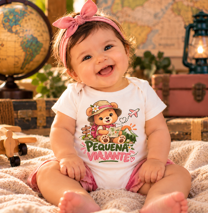 Body Infantil | Pequena Viajante - Menina  - Imagem 2