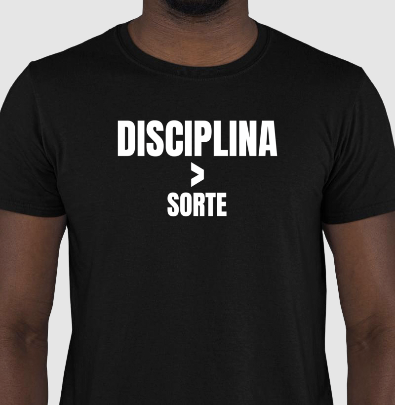 Camiseta Trader Disciplina Maior que Sorte - Imagem 2