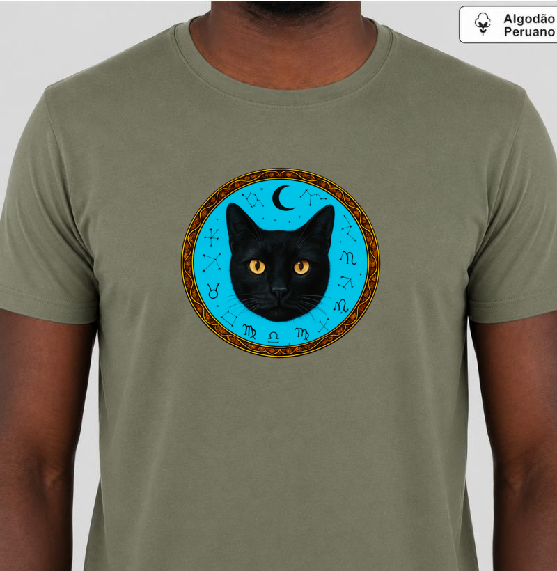 Gato • Zodiacal (algodão peruano) - Imagem 4