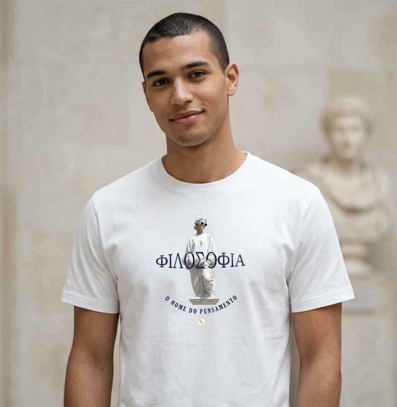"O Nome do Pensamento" — Estampa Filosofia Grega & Streetwear - Imagem 2