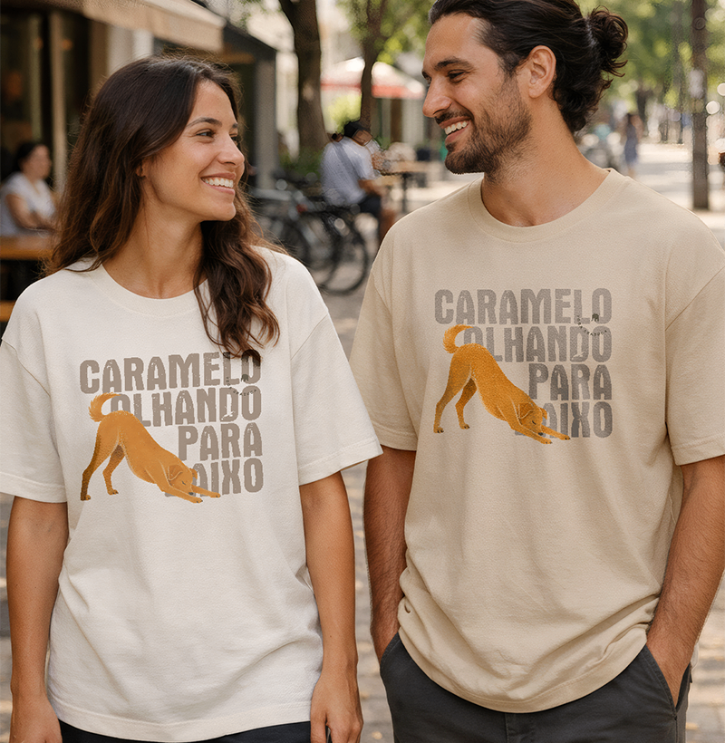 Caramelo olhando para baixo - Imagem 3