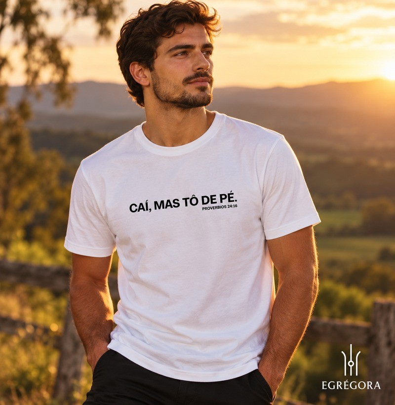 Caí, Mas Tô de Pé - Algodão Peruano - Imagem 2