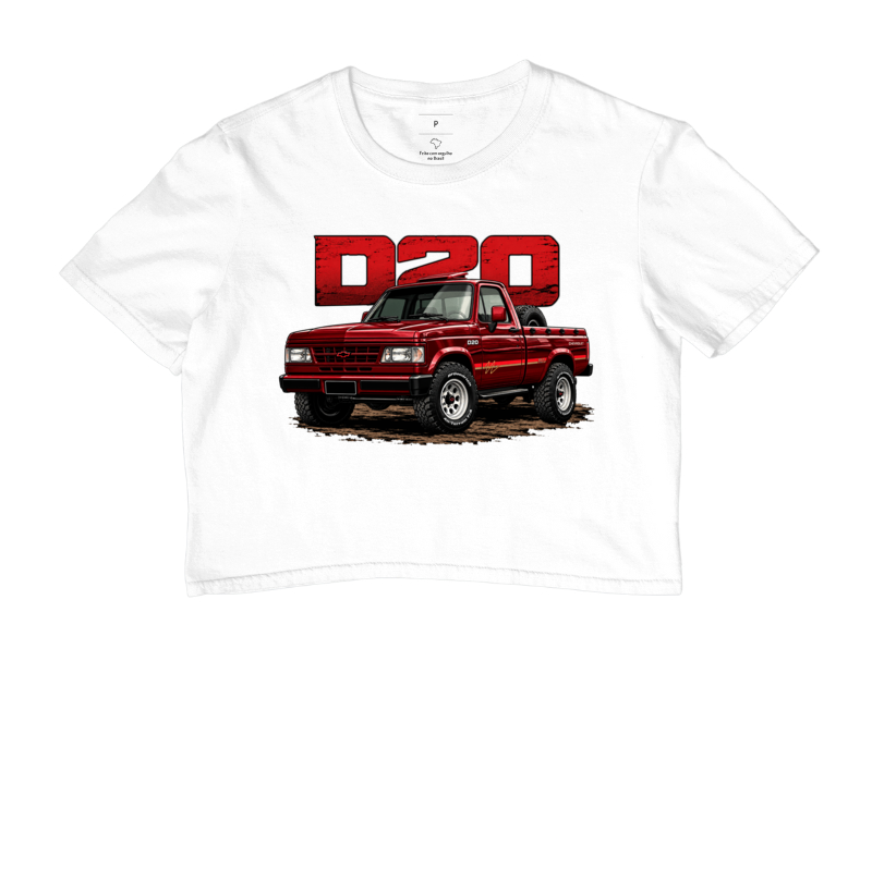 Camiseta cropped feminina D20 - Imagem 4