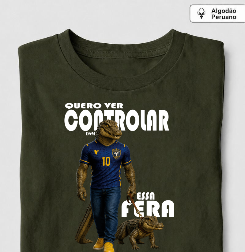 Especial Dia dos Pais (pet) - Camiseta Quero Ver Controlar Essa Fera - Imagem 4