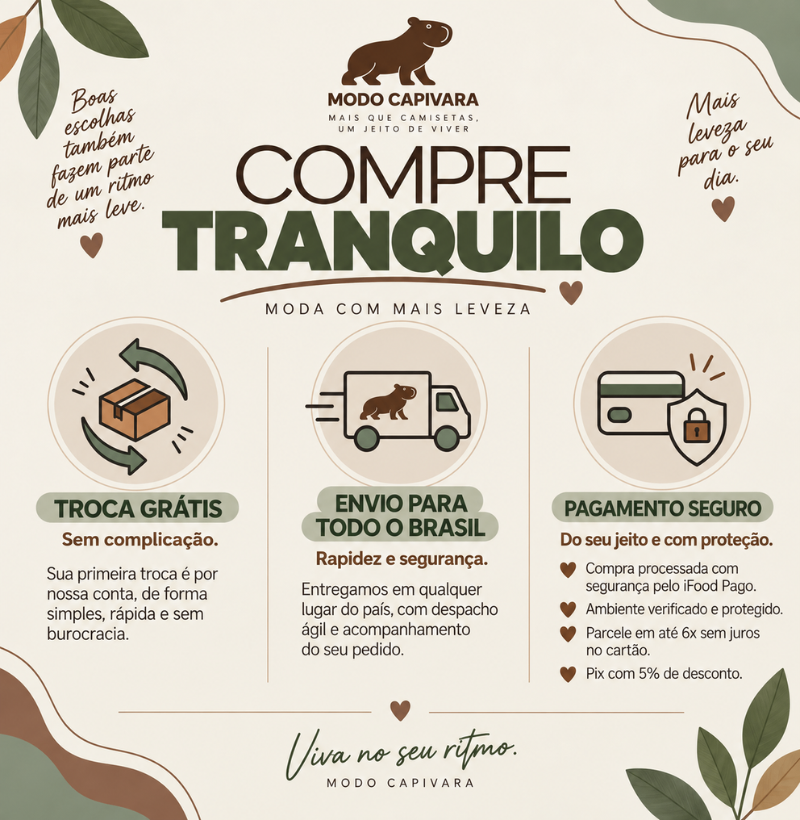 CONSTÂNCIA VENCE A PRESSA - Modo Capivara - Camiseta - Imagem 3