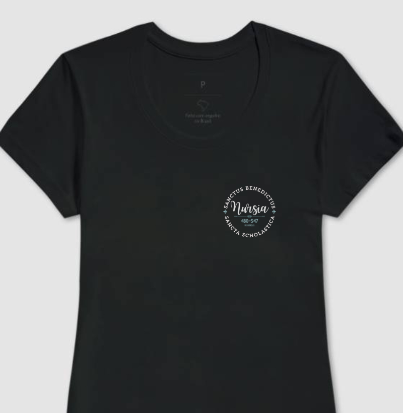 Camiseta Santa Escolástica e São Bento - Imagem 2