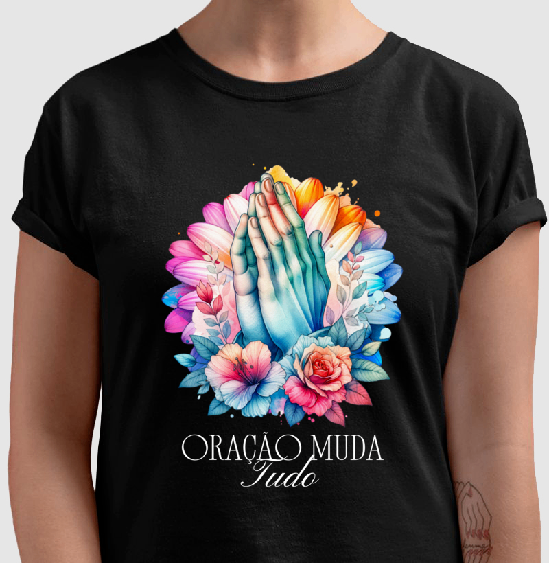 Camiseta Oração Muda Tudo - Imagem 2