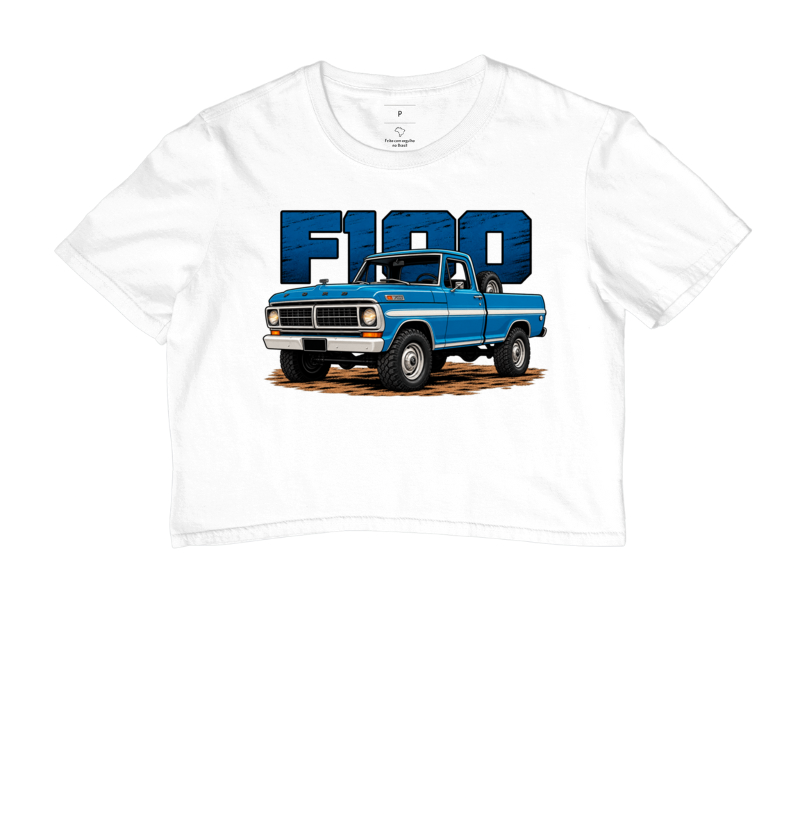 Camiseta cropped feminina F100 - Imagem 4