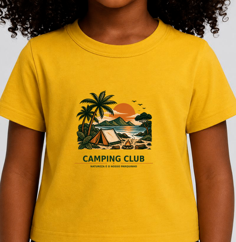 Camiseta Infantil | Camping Club – Natureza é o Nosso Parquinho - Imagem 2