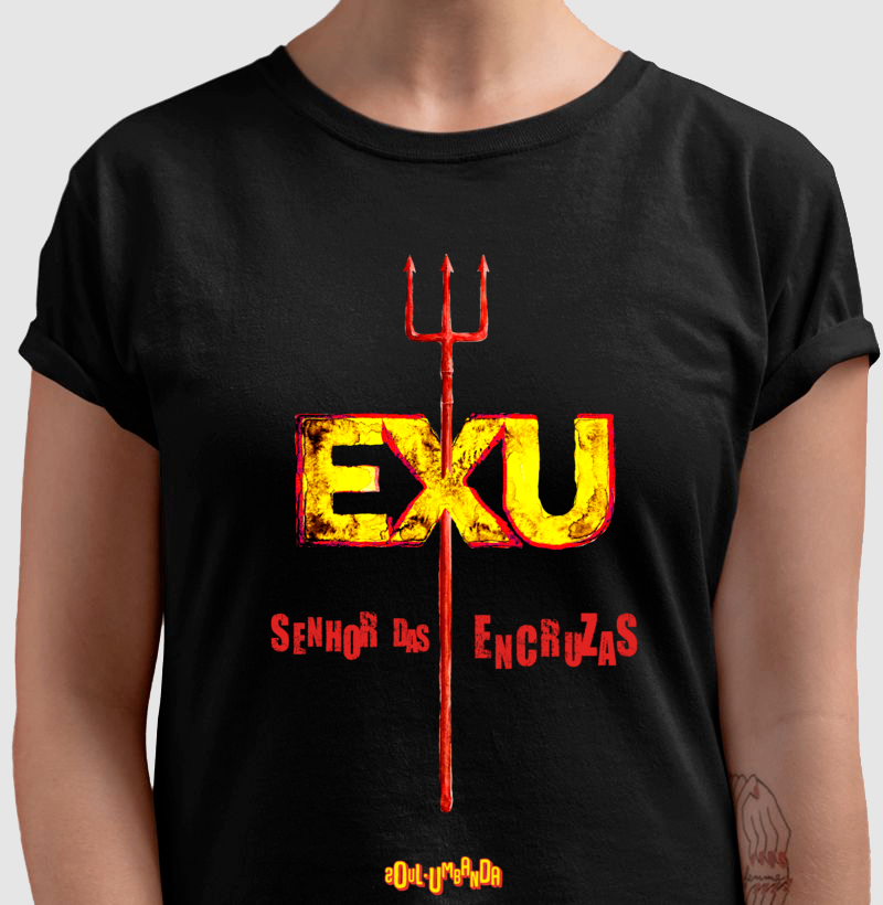 camiseta EXU senhor das encruzas masculina - Imagem 2