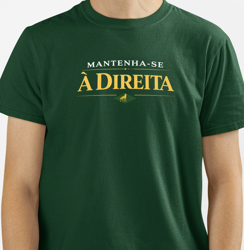 Camiseta Mantenha-se à Direita | Manifesto - Imagem 2