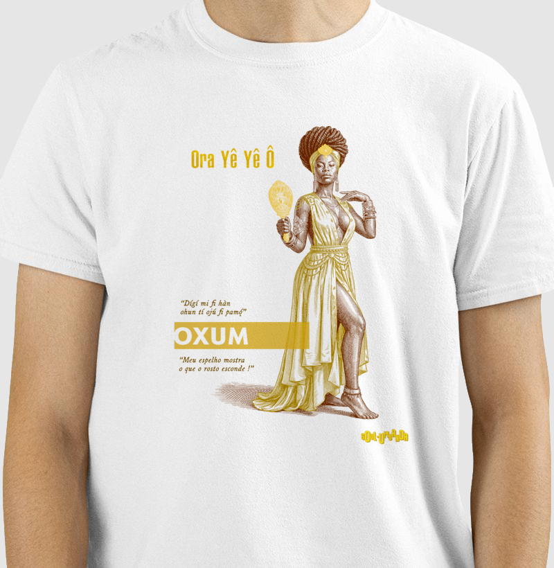 camiseta OXUM iorubá masculina - Imagem 4