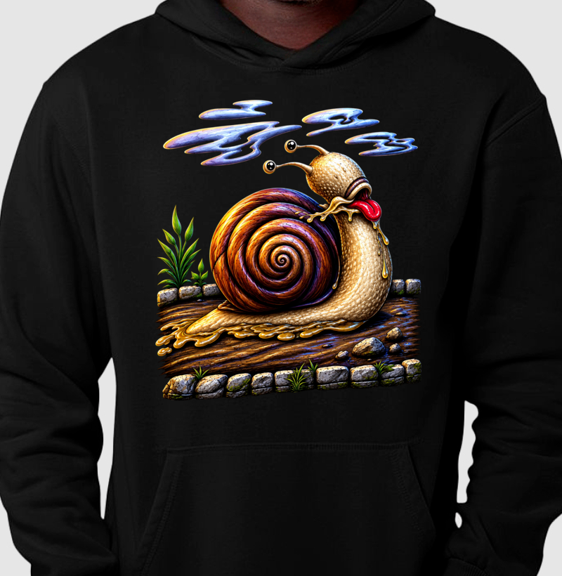 Hoodie Moletom Caracol 3D - Imagem 4