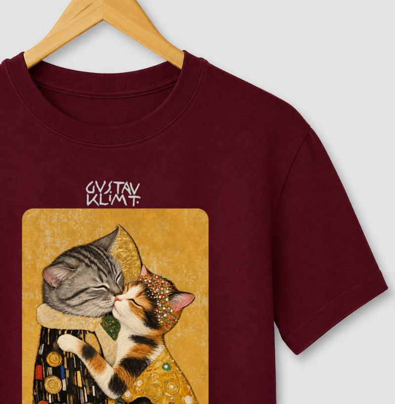 O Beijo felino V.2 - Gustav Klimt - Imagem 3