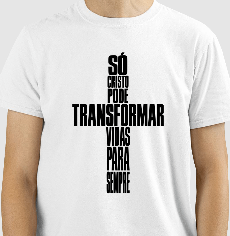 Camiseta Só Cristo Muda Vidas - Imagem 2