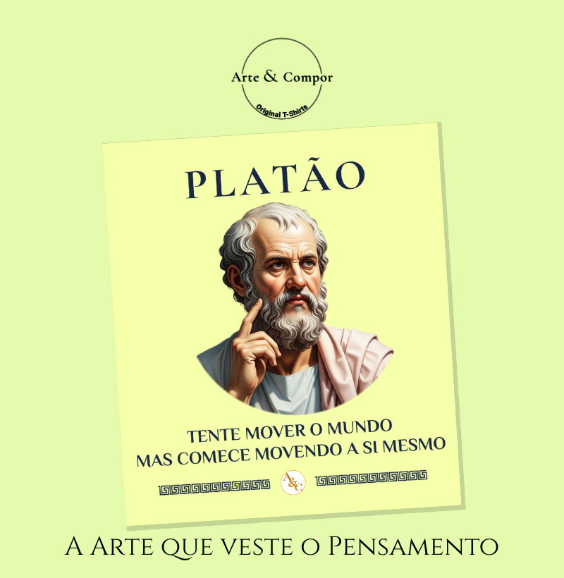 O Primeiro Movimento - Platão | Estampa Filosófica Exclusiva - Imagem 4
