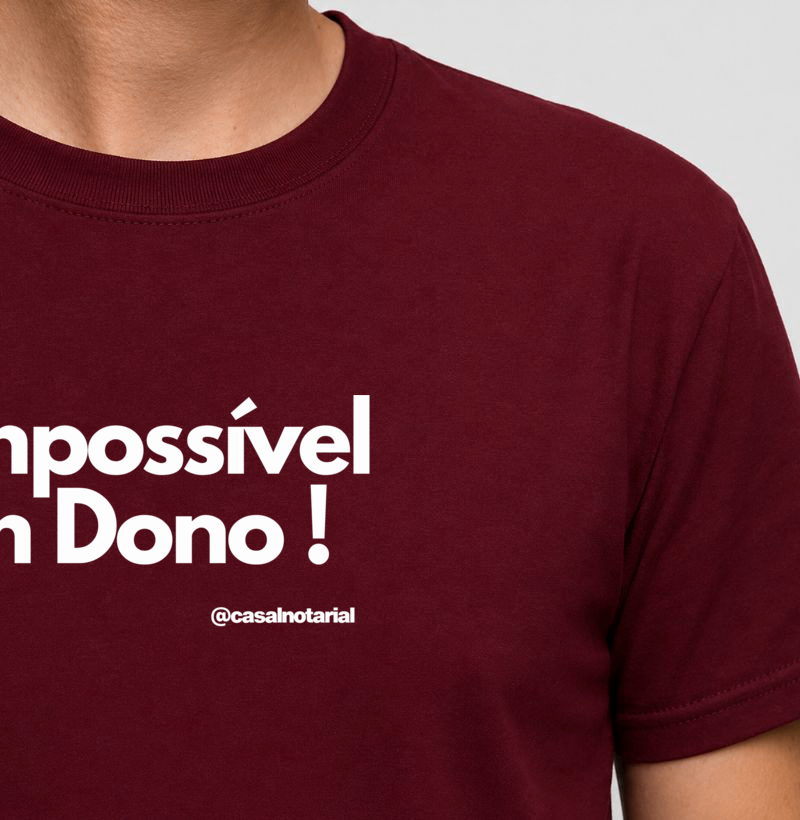 Camisa devocional  -  O impossível tem dono ! - Imagem 2