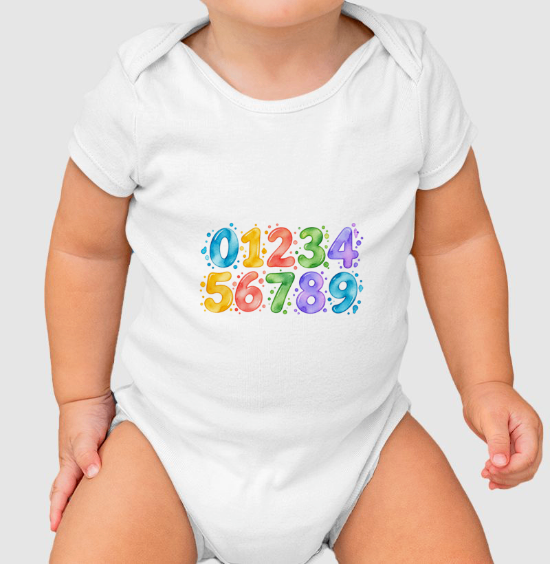 Body Números em Cores - Imagem 2