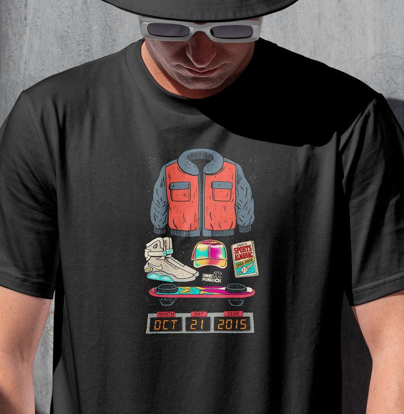 Camiseta Marty 2015 — De Volta para o Futuro II - Imagem 2