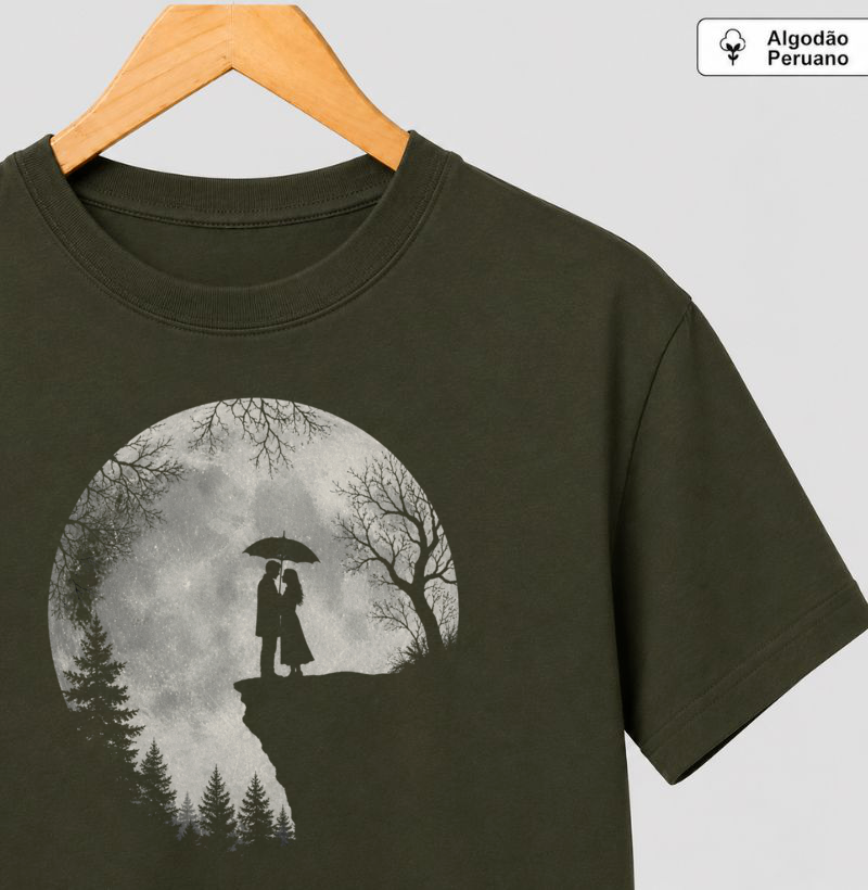 Camiseta Premium - Casal coreano a sombra da lua - Imagem 2