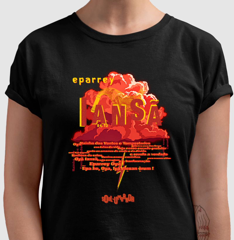camiseta IANSÃ oração masculina - Imagem 2