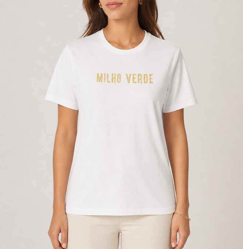 Camiseta Unissex Estampa Milho Verde 100% Algodão - Imagem 2