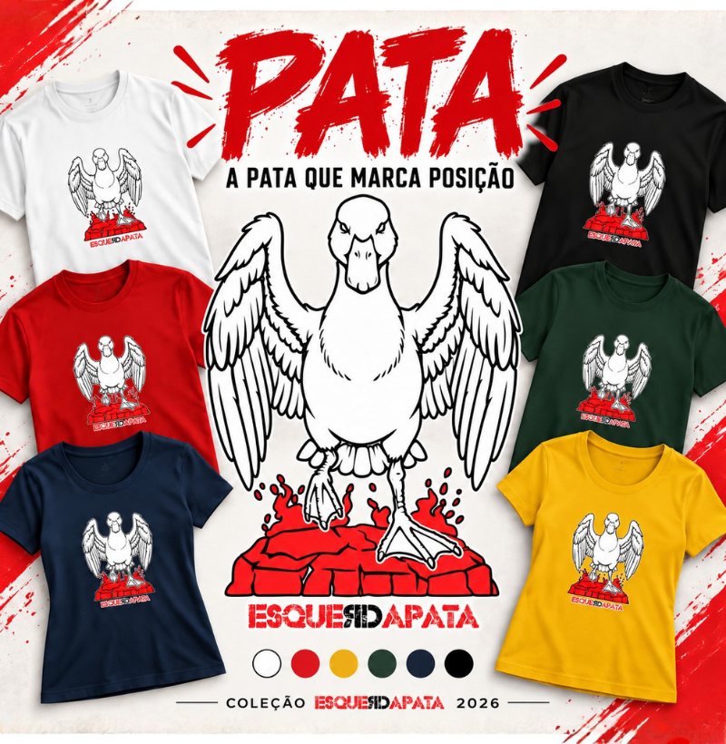 Camiseta Pata em Algodão | EsquerdaPata - Imagem 2