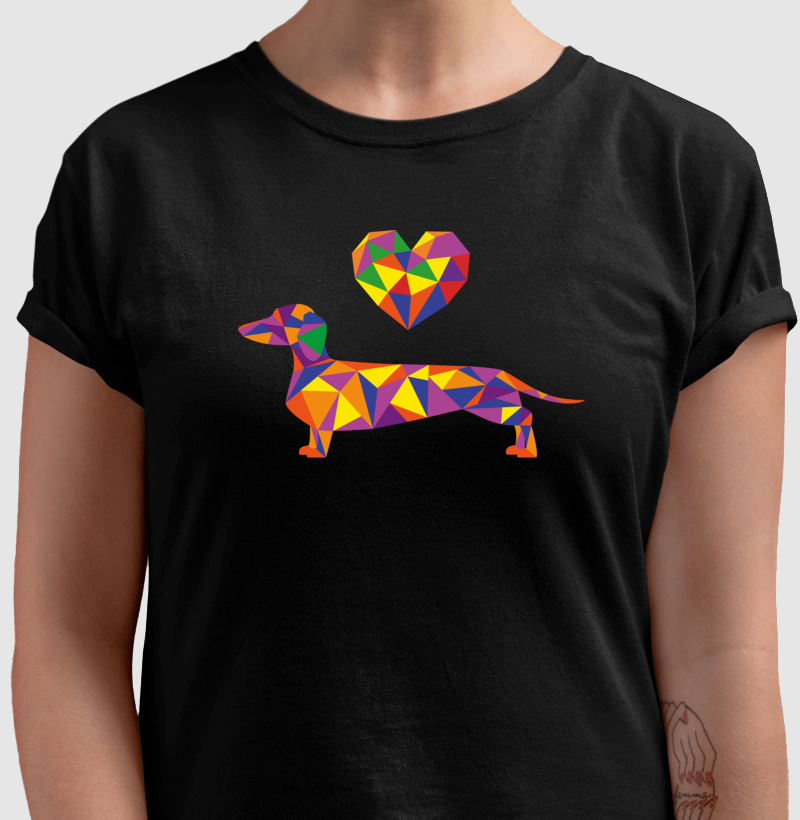 Dachshund Colorful Love - Imagem 4
