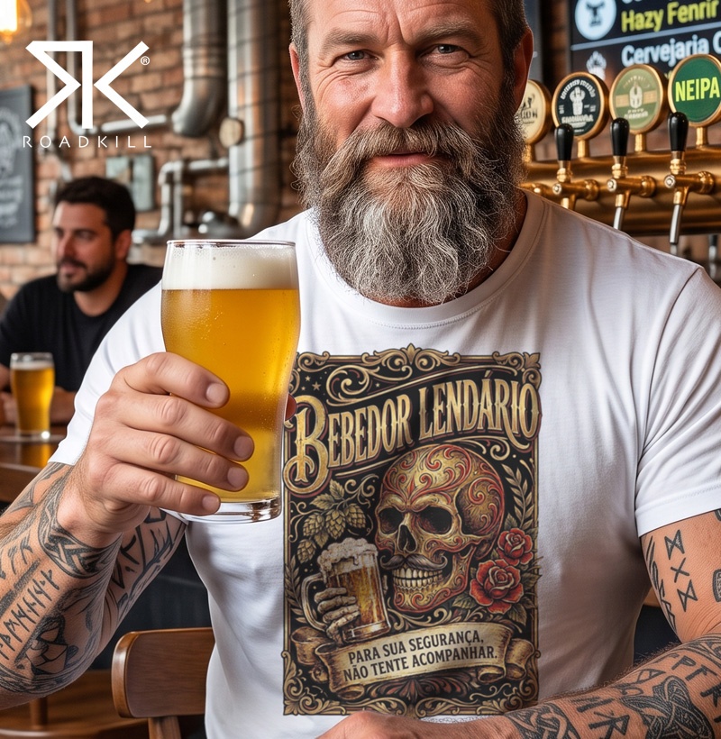Lendário Cervejeiro | Caveira "Gosto de Cerveja" - Imagem 2